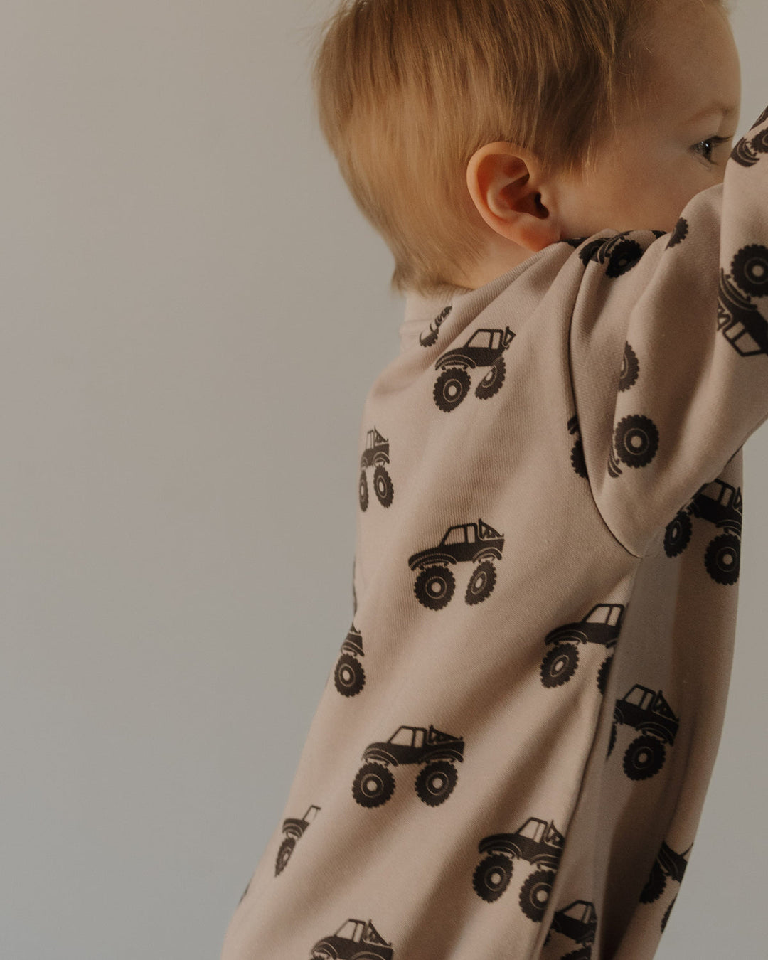 Sweatshirt Romper | Monster Truck