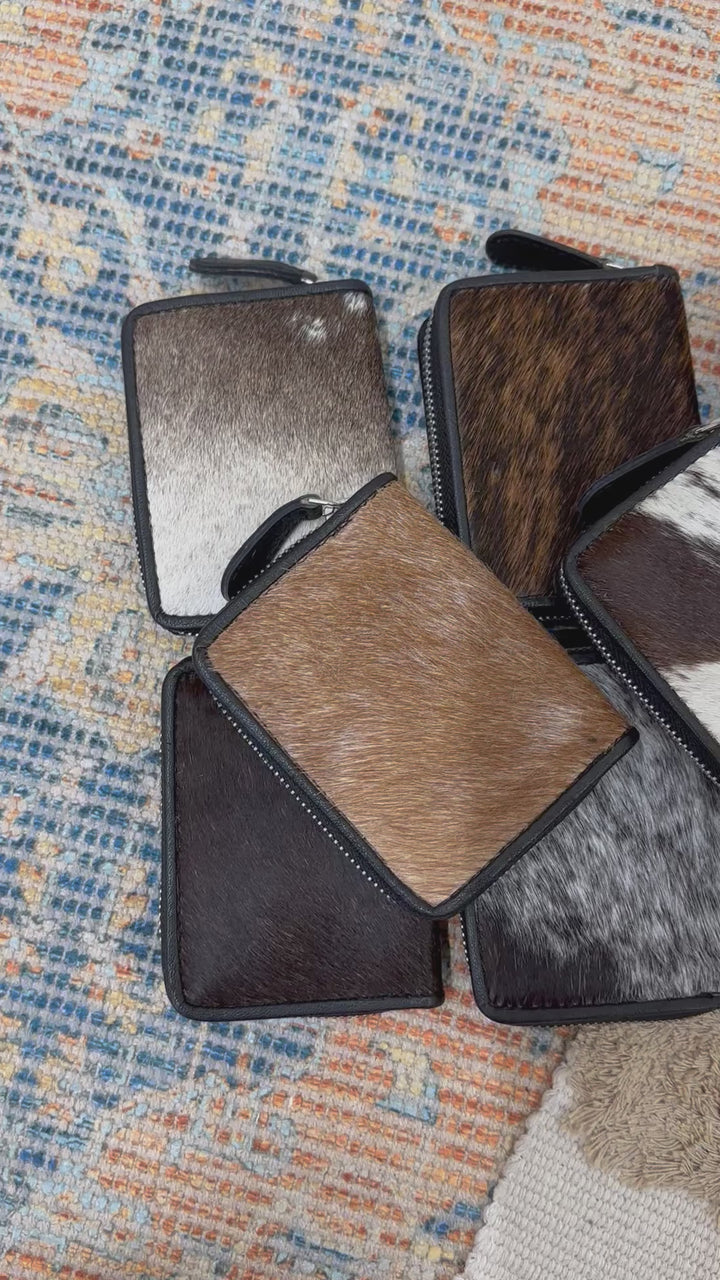 Cowhide Clutch Wallet