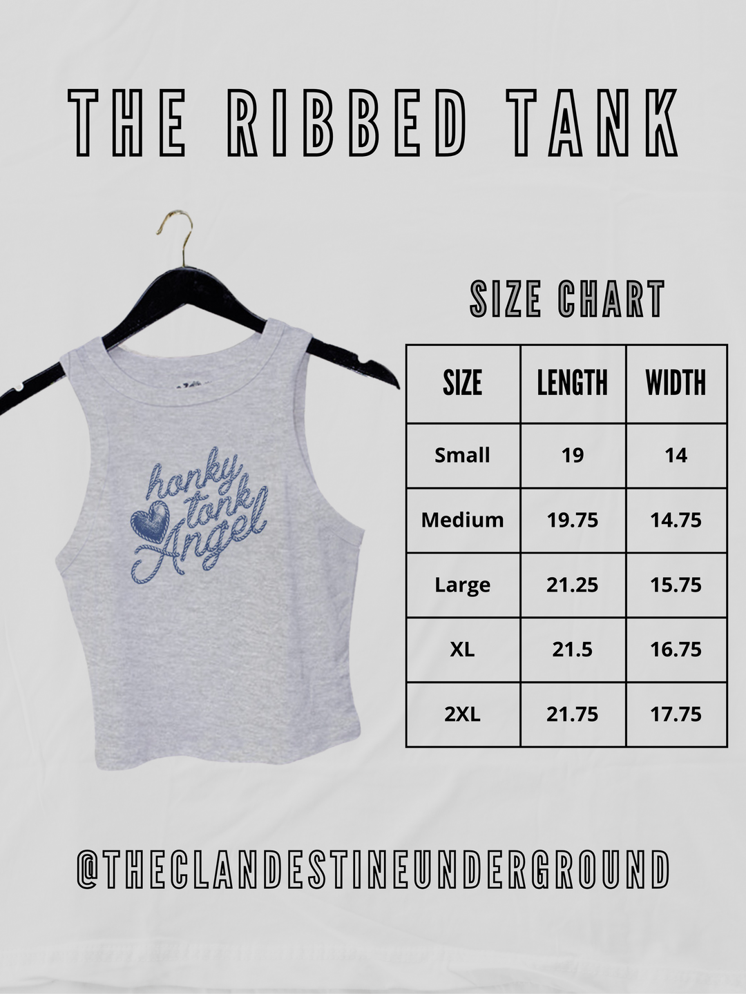 Underground: Giddy Up Cowboy Darlin' Micro-Ribbed Tank