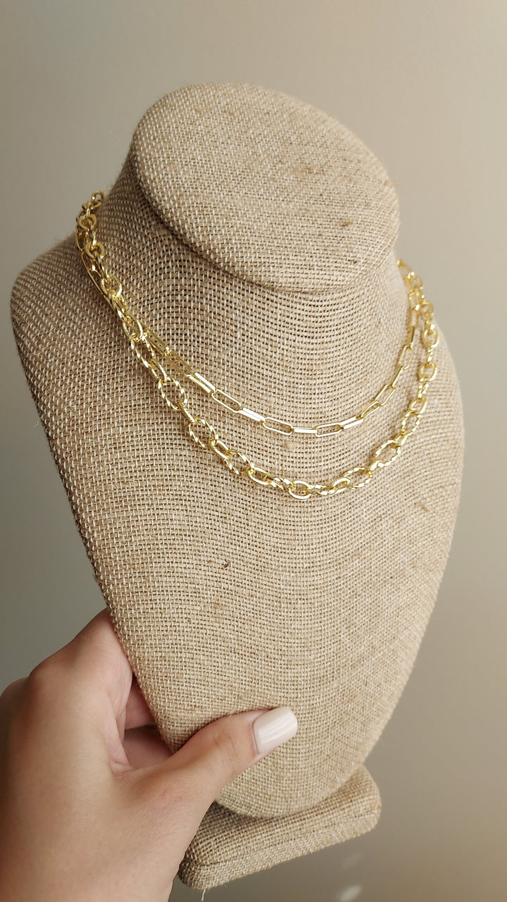 Golden Ropes Chain Necklace