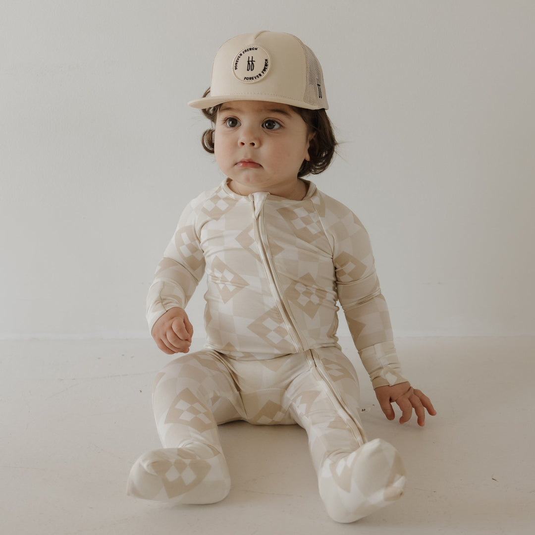 Bamboo Zip Pajamas | Cottage Quilt