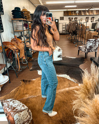 Ariat: Lucy Ultra High Rise Relaxed Straight Leg Jeans